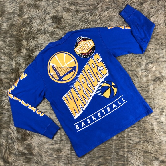 Men’s NBA Golden State Warriors Long Sleeve - Picture 2 of 3